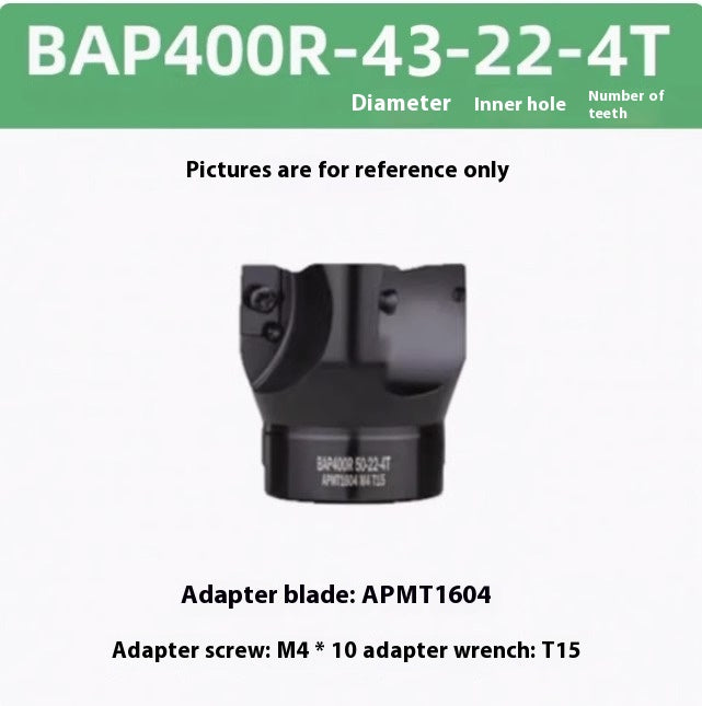 2075-CNC 90 degree right-angle BAP300R/400R milling cutter head machining center 1604 cutter head non-standard 45 60 65 Shandong Denso Pricision Tools Co.,Ltd.